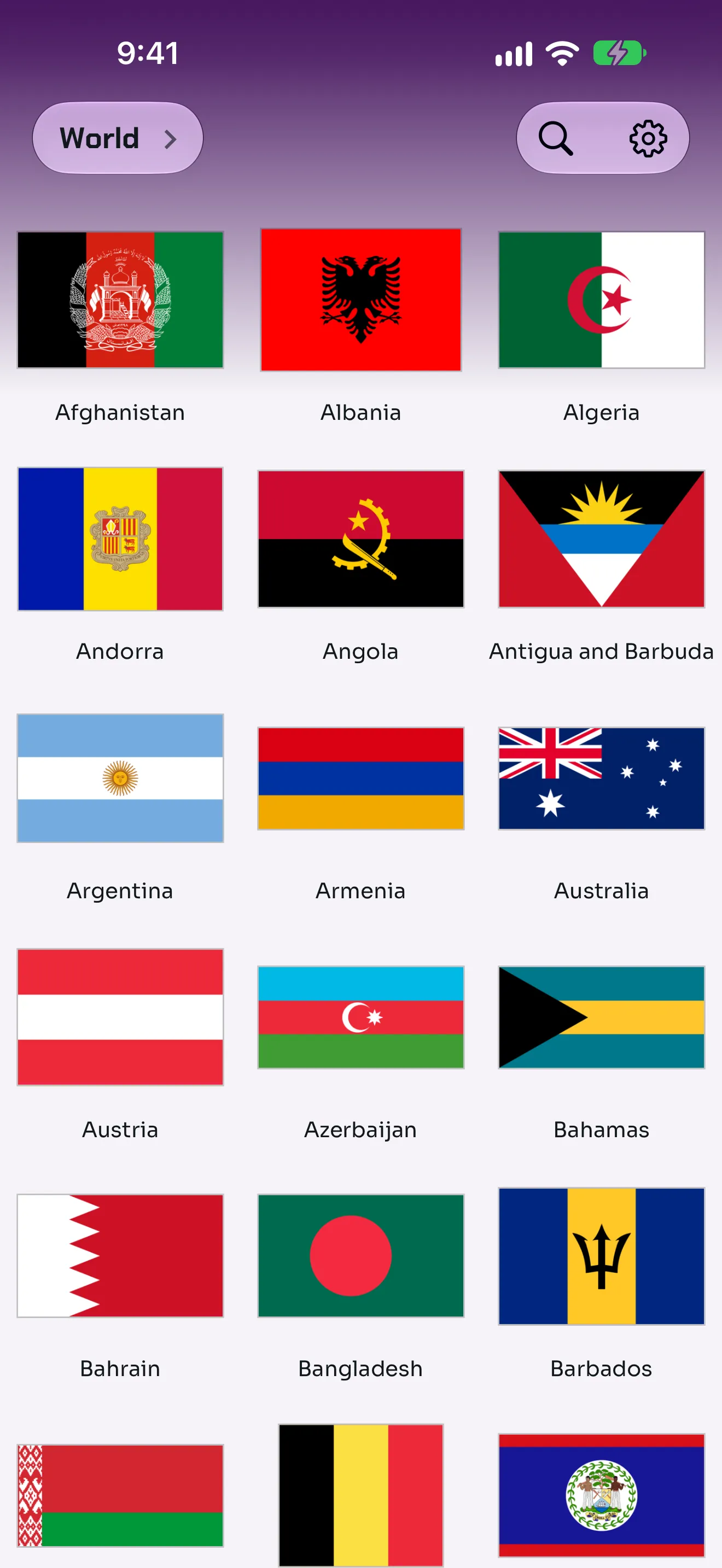 Anthems ’n’ Flags in light appearance.